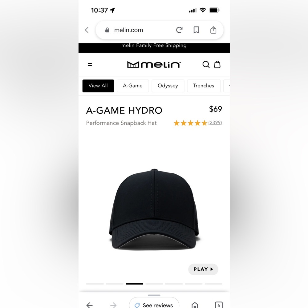 Melin A-Game Hydro hat